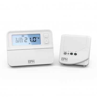 Programmable RF Room Thermostat & Receiver - COMBIPACK 4