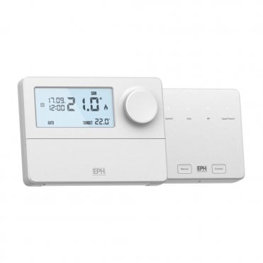 Programmable RF Room Thermostat & Receiver with Handwheel - CP4D