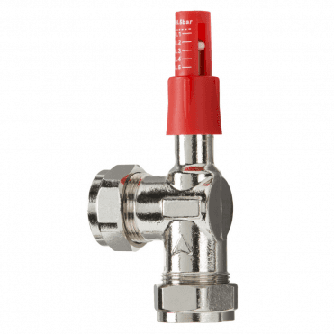 Central Heating Automatic Bypass Valve Angled 22mm - ESABV22
