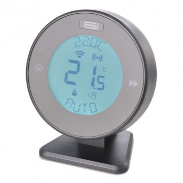 Mistral Grey Programmable Wireless Room Thermostat - OpenTherm
