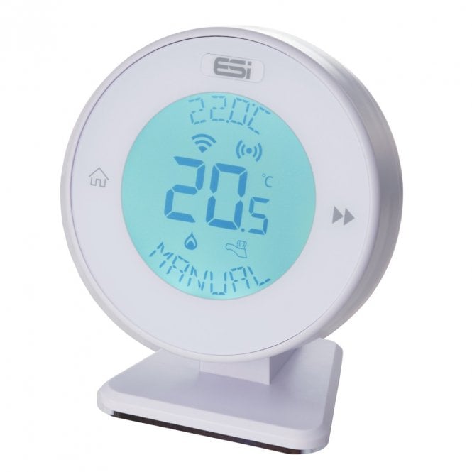 ESI Controls Mistral White Programmable Wireless Room Thermostat - OpenTherm