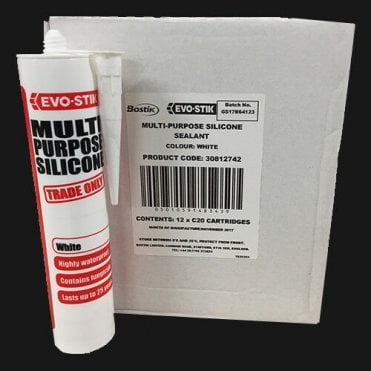 12 x Multi-Purpose Clear Trade High Modulas Sealant