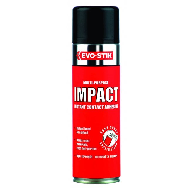 Evo-stik 500ml Spray Adhesive High Strength Impact Contact - Spray