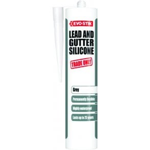 Lead & Gutter Seal Grey Flash Mate Lead Silicone Sealant Roofing Flashing