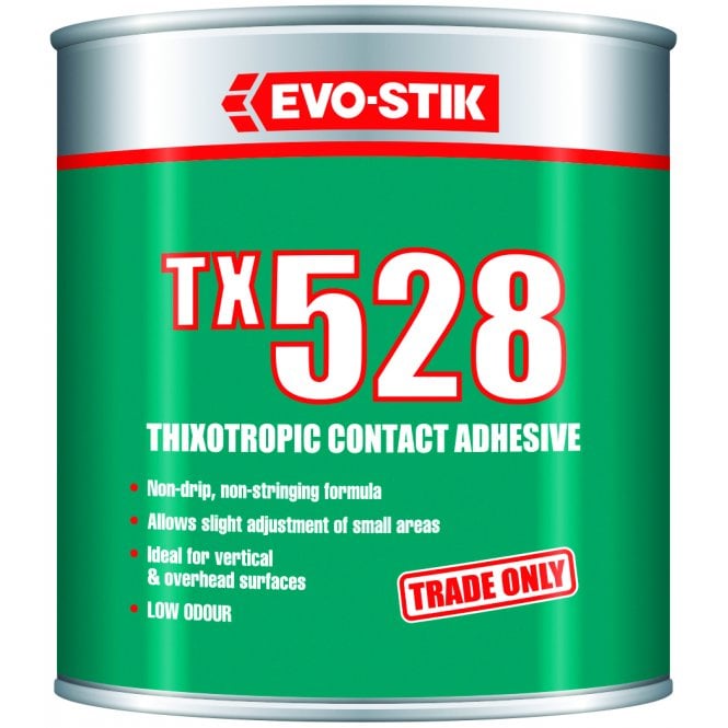 Evo-stik Tx528 Thixotropic Fast-Drying Contact Adhesive
