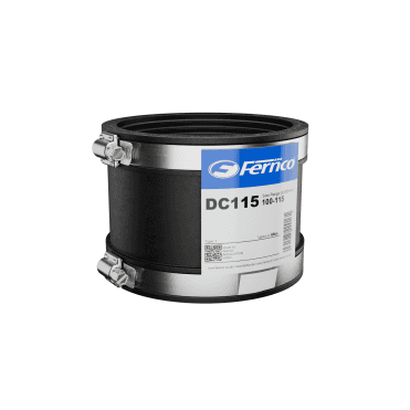 Flexible Rubber Drain Pipe Coupling 100-115mm DC115