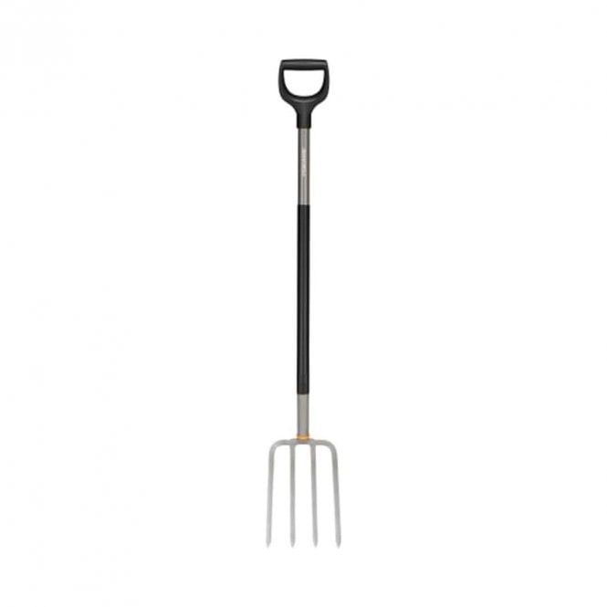 Fiskars Ergonomic garden Fork grey