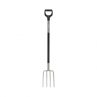 Ergonomic garden Fork grey
