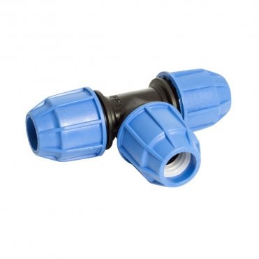 25mm 90° MDPE Pipe Tee