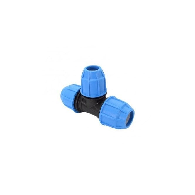 FloPlast 25mm x 20mm x 25mm MDPE Pipe Reduced Branch Tee