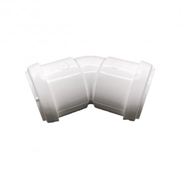 32mm Push-Fit Waste 135° Bend WHITE - WP18W