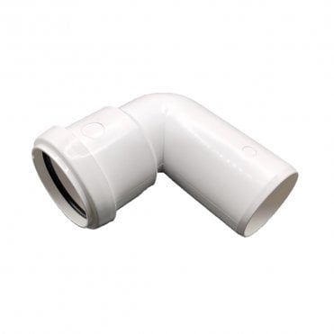 32mm Push-Fit Waste 90° Conversion Bend WHITE - WP26W