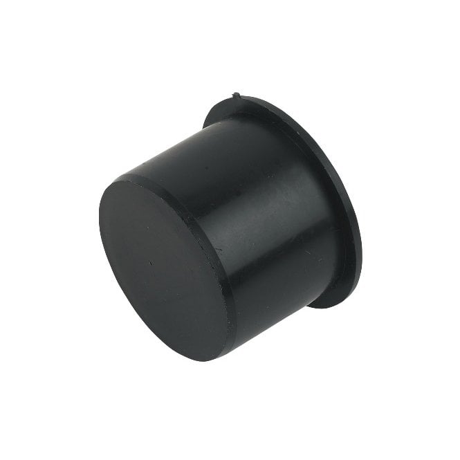 FloPlast 32mm Push-Fit Waste Socket Plug BLACK - WP30B