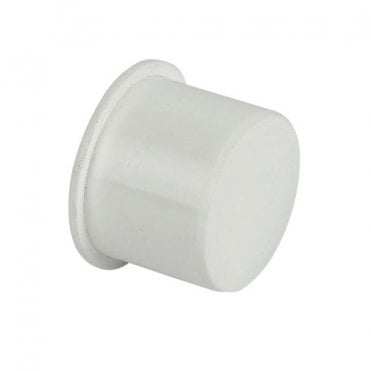32mm Push-Fit Waste Socket Plug WHITE - WP30W