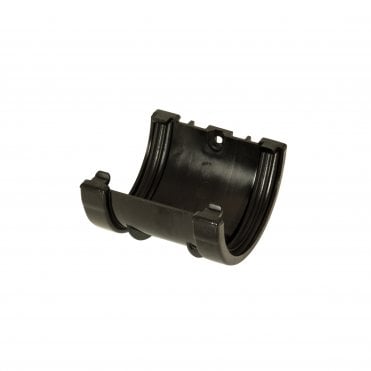 Miniflo 76mm Black Rainwater Gutter Union Bracket