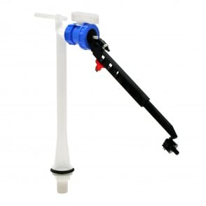 B704A Delchem 8.5" Bottom Inlet Ball Float Valve with Adjustable Arm