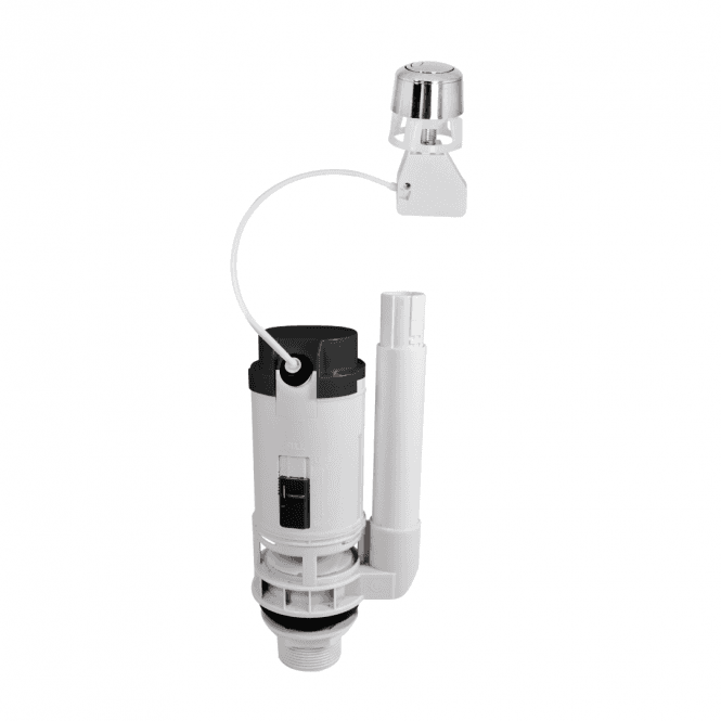 Fluidmaster PRO550UK Dual Flush Toilet Cistern Flush Valve with 350mm Cable & Button