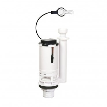 PRO750UK Dual Flush Lever Toilet Cistern Flush Valve with 350mm Cable