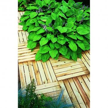 0.5 x 0.5m Ridged Deck Tile Pack of 4