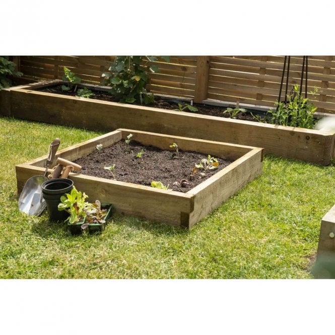 Forest Garden 0.9 x 0.9m Caledonian Compact Raised Bed