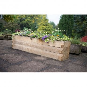 1.8 x 0.45m Caledonian Long Raised Bed with Base