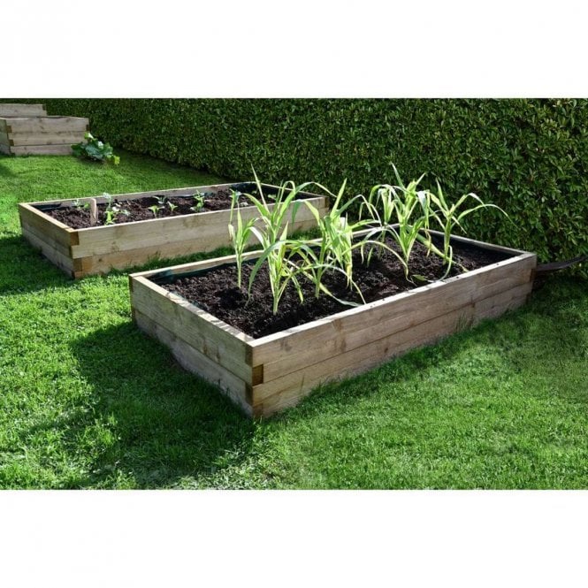 Forest Garden 1.8 x 0.9m Caledonian Rectangular Raised Bed