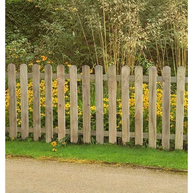 Forest Garden 1.8 x 0.9m Pressure Treated Heavy Duty Pale Fence Panel