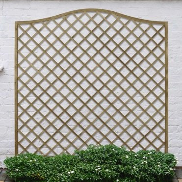 1.8 x 1.8m Pressure Treated Decorative Europa Hamburg Garden Screen