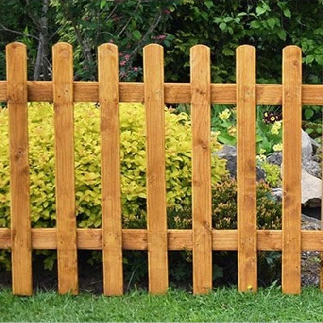 Forest Garden 1.83 x 0.9m Pale Picket Fence Panel