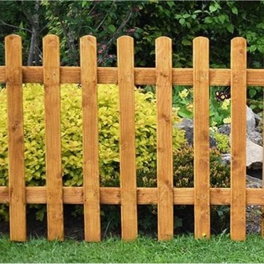 1.83 x 0.9m Pale Picket Fence Panel