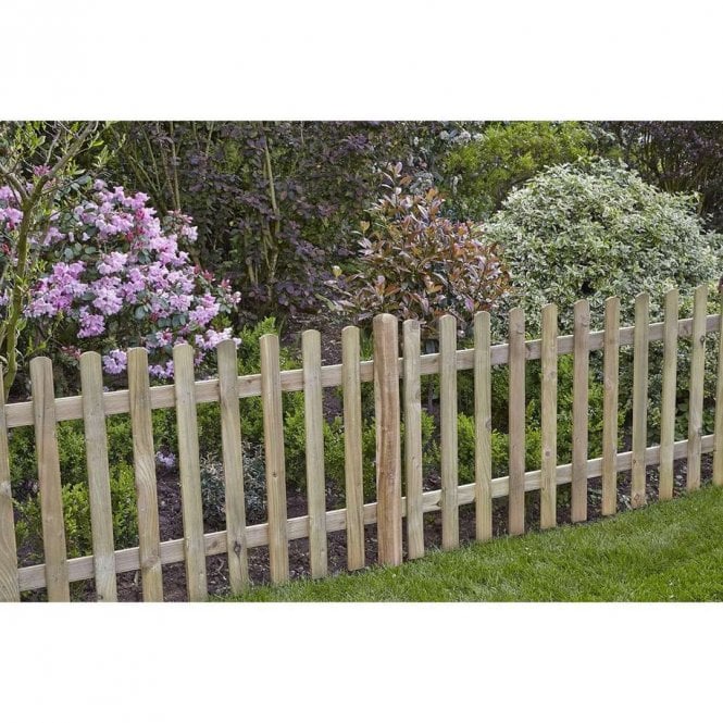 Forest Garden 1.83 x 0.9m Pressure Treated Ultima Pale Picket Fence Panel