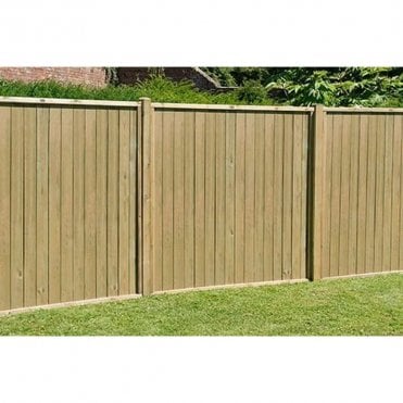 1.83 x 1.83m Pressure Treated Vertical T&G Fence Panel