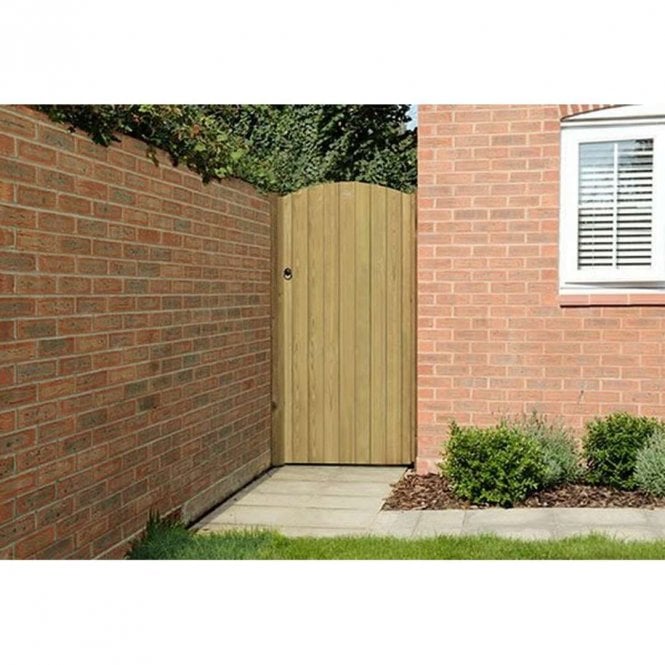 Forest Garden 1.8m Heavy Duty Dome Top T&G Gate