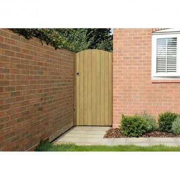 1.8m Heavy Duty Dome Top T&G Gate