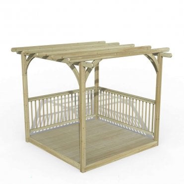 2.4 x 2.4m Ultima Pergola & Decking Kit