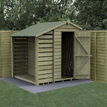 4LIFE Apex Lean-To Shed - No Window - Single Door
