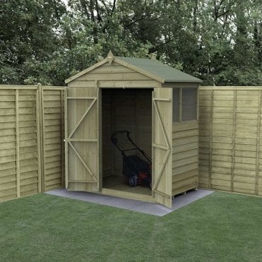 4LIFE Apex Shed - 2 Window - Double Door