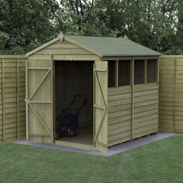 4LIFE Apex Shed - 4 Window - Double Door