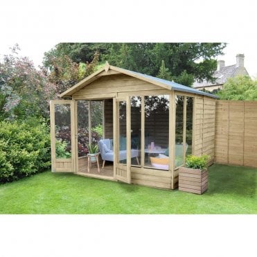 4LIFE Apex Summerhouse - 6 Window - Double Door