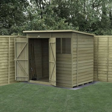 4LIFE Pent Shed - 2 Window - Double Door