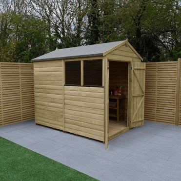 Beckwood Apex Shed - 2 Window - Double Door