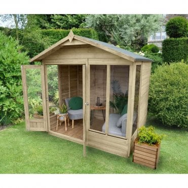 Beckwood Apex Summerhouse - 4 Window - Double Door