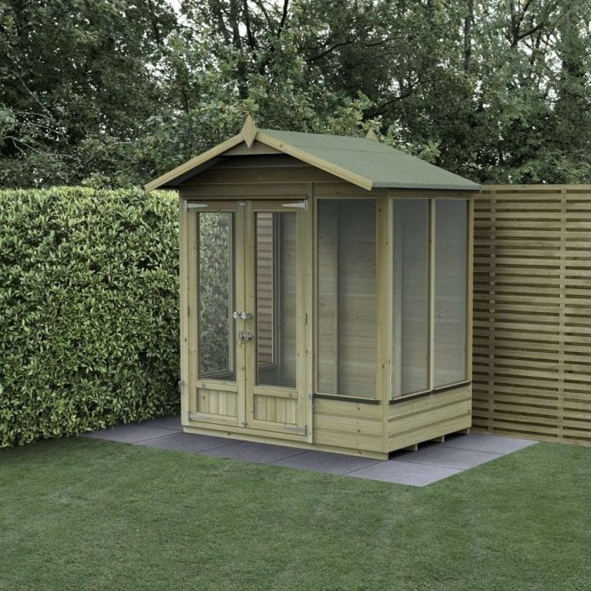 Forest Garden Beckwood Apex Summerhouse - 5 Window - Double Door