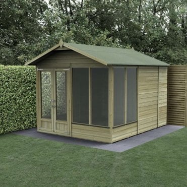 Beckwood Apex Summerhouse - 6 Window - Double Door