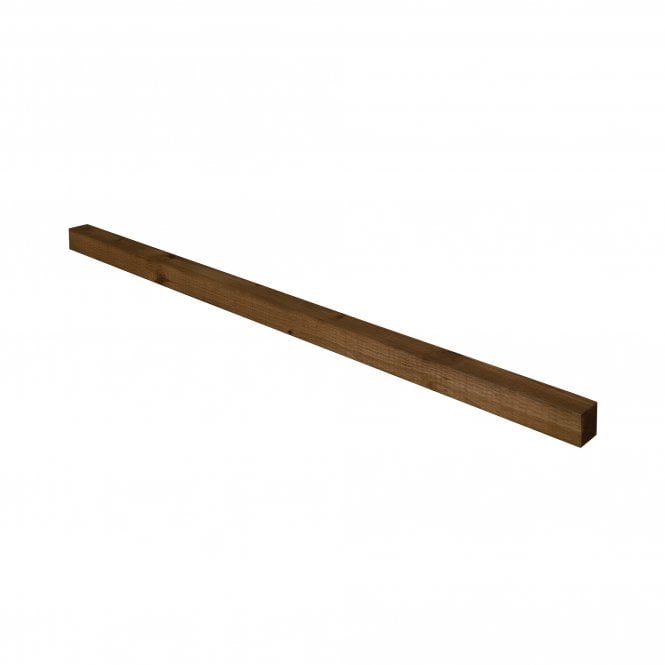 Forest Garden Brown Incised Fence Post