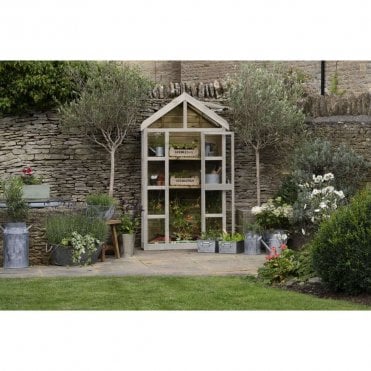 Georgian Wall Greenhouse with Auto Vent
