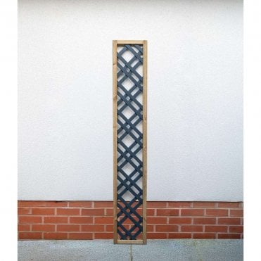 Grey Painted Lattice