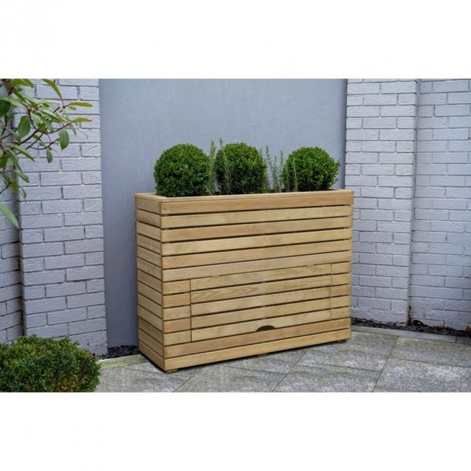 Forest Garden Linear Planter - Tall with Storage