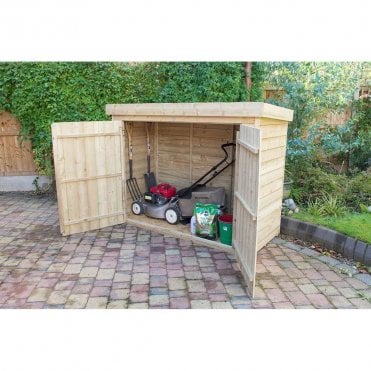 Pressure Treated Pent Large Outdoor Store