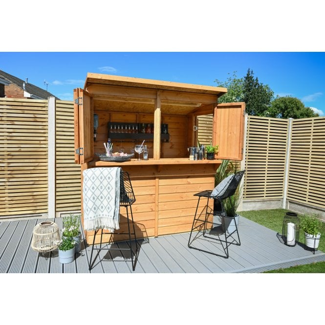 Forest Garden Shiplap Pent Garden Bar 6x3